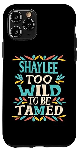 SHAYLEE Name Cute Retro Girls Wildflower SHAYLEE Name X}zP[X iPhone 11 Pro p