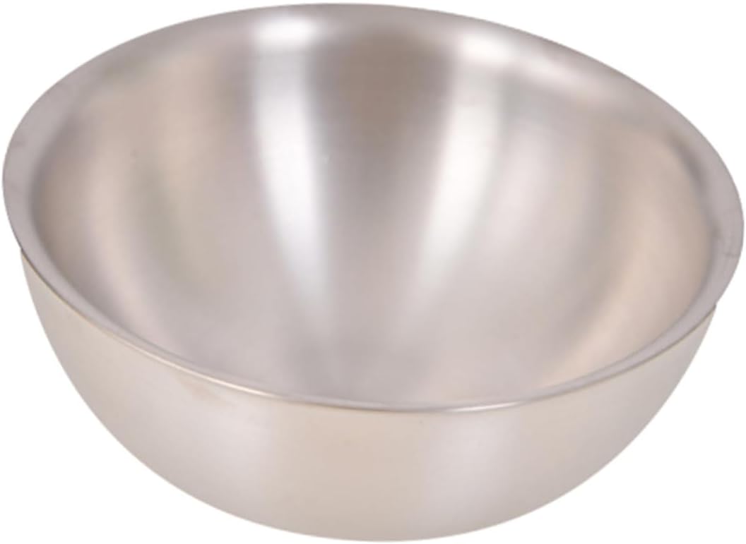 Mipcase 1pc Portable Titanium Camping Bowl Double Tableware for Outdoor Cooking Hiking Bbq and Picnics Capacity for Adventures