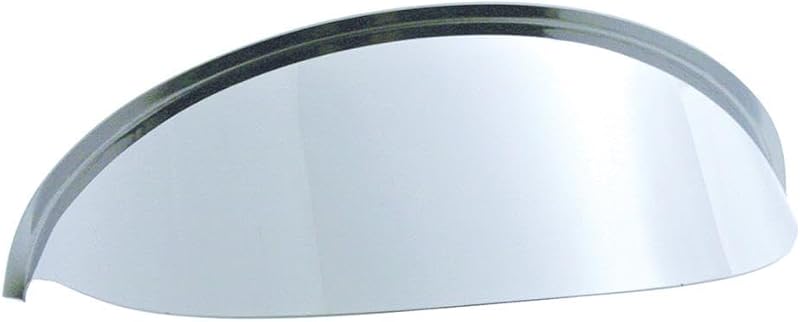 Aba para farol redondo United Pacific 10533 em aço inoxidável polido para farol de 14,61 cm – 1 unidade
