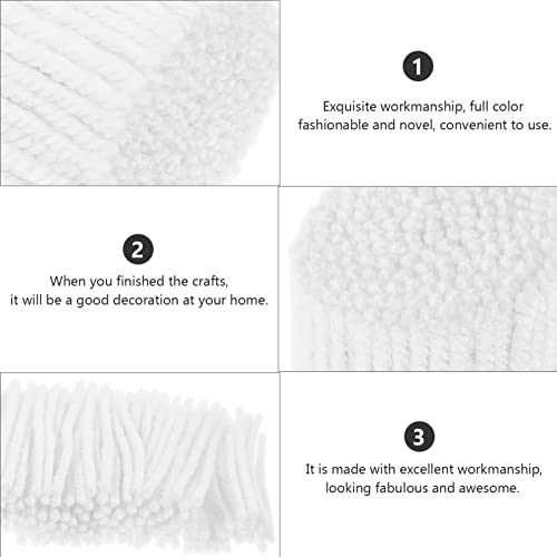 Image of 10 Rolls Latch Hook Rug Yarn Acrylic Fiber Yarn Set for Durable DIY Rug Making and Home Decor Crafts