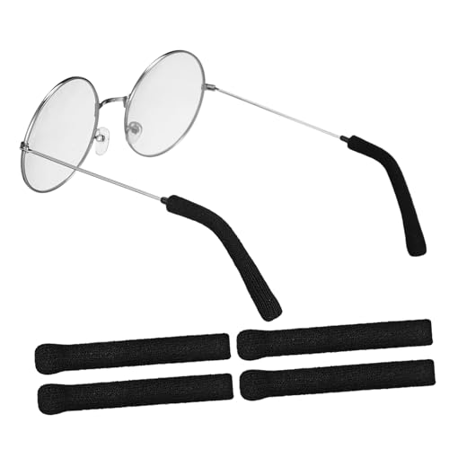 WOFASHPURET Glasses Temple Tips 2 Pairs Soft and - Temple Arm Pads for Comfortable Wear