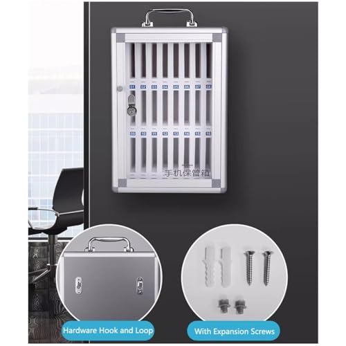 Caja de almacenamiento para teléfono celular con asa de transporte 6