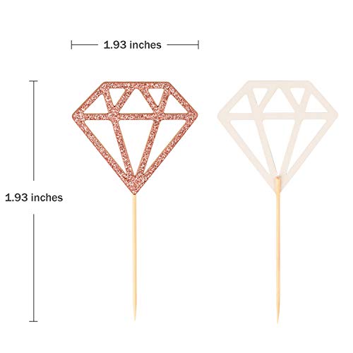Adornos de anillos de diamantes para tartas que transforman tus dulces de compromiso 2