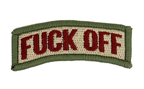 The Original FUCK OFF Tactical military Tab morale Multicam patch (hook/loop)
