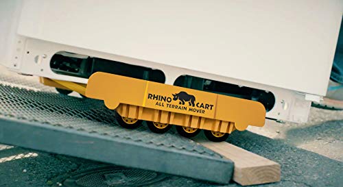 All Terrain Mover RC-1-YEL-TV Rhino Cart All Terrain Mover - All Terrain Moving Dolly For Heavy Appliance, Furniture, And Building Material Handling thumb #5