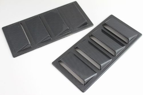 汎用ダミーダクト(56) サメエラタイプボンネットフェンダーなどに/カーボン調