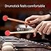 Glomora 2Pcs Drum Beater Stick, Drum Mallet Hammer Musical Instrument Accessories for Xylophone Timpani Snare Drums Percussion Instrument Accessories, Glomorar5s70et43i