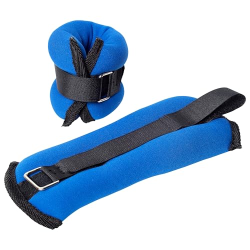 Tone Fitness Ankle/Wrist Weights, 1 lb Pair - Blue
