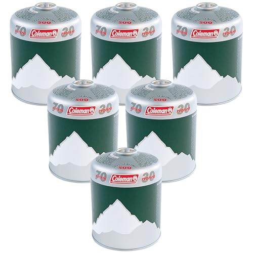 Coleman Lot de 6 cartouches de gaz C500