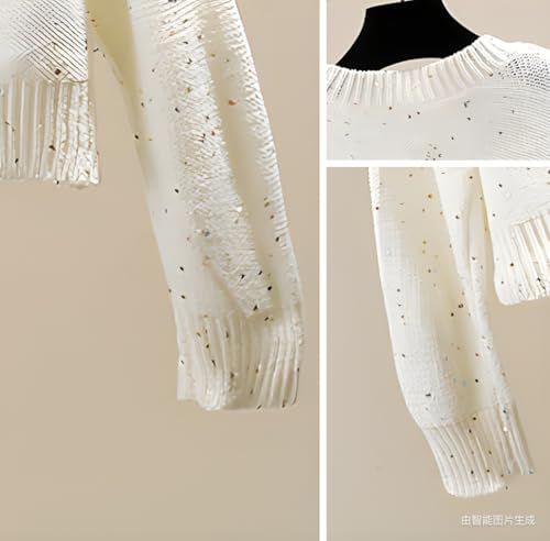 2 bolas de fio de algodão brilhante, acessórios de linha de lantejoulas Lurex tricotar em fio com br