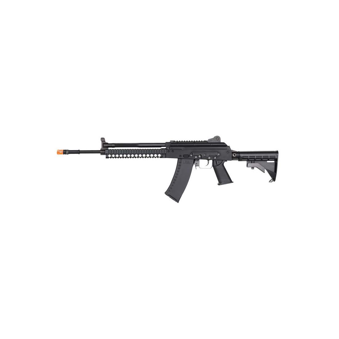 KWA AKG-KCR Full Metal 6mm Gas Blowback 40rd Airsoft Rifle, Black