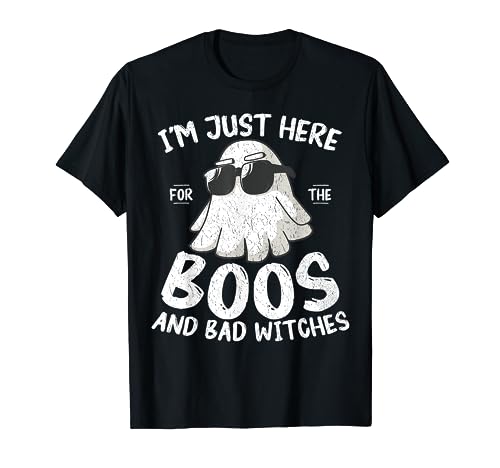 Funny Halloween Shirt "Boos And Bad Witches" Costume Party T-Shirt