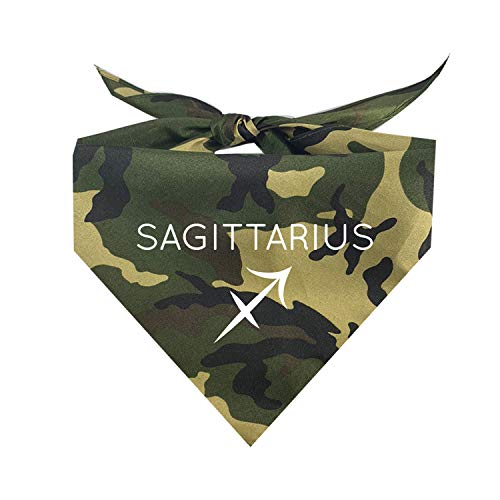 Sagittarius Astrology Sign Horoscope Zodiac Triangle Dog Bandana (Assorted Colors)