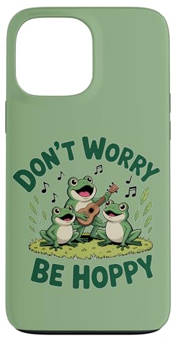 Do Not Worry Be Hoppy ���킢���J�G�����E�N������t�ł� ���y�A�[�g �X�}�z�P�[�X iPhone 13 Pro Max �p