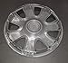 New Wheel Covers Hubcaps Fits 2002-2004 Toyota Camry; 15 Inch; 7 Spoke; Silver Color; Plastic; Set of 4; Standard Leg