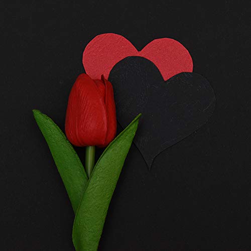 28 Pcs Multicolor Tulips Artificial Flowers Faux Tulip Stems Real Feel Pu Tulips For Easter Spring Wreath Wedding Bouquet Centerpiece Floral Arrangement Cemetery Table Décor 14" Tall #TOP6