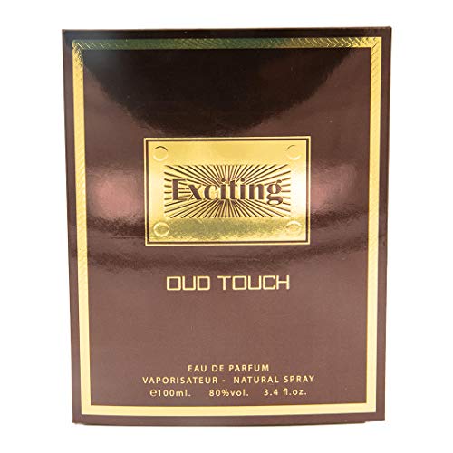Dumont Exciting Oud Touch (3.4 Oz) Eau De Perfum – Unisex Perfume Body Spray For Men, Women, Him, Her - Long Lasting Cologne With Rose, Jasmine, Sweet Fruity, Floral, Amber & Musk Scent #TOP3