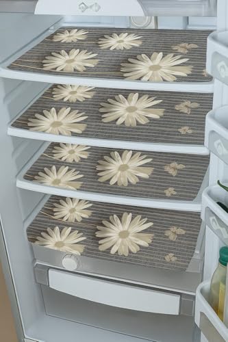 Image of THE LION'S SHARE Multipurpose Refrigerator Sheet | Drawer Mat | Water Proof PVC Material | Fridge Mats (Multi Colour -Pack of 03) -TLS-08