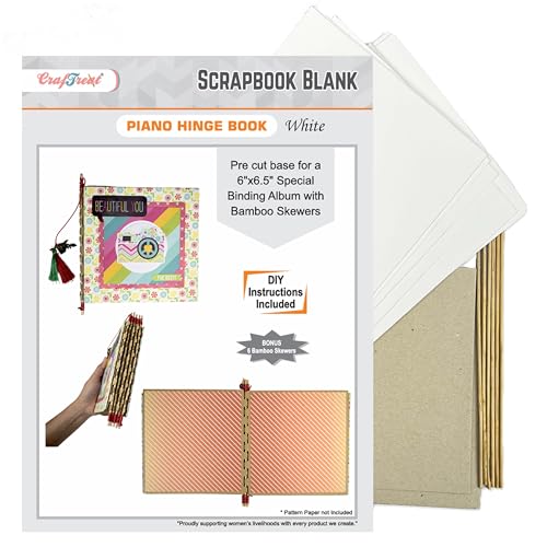 Album de scrapbooking vierge interactif blanc CrafTreat
