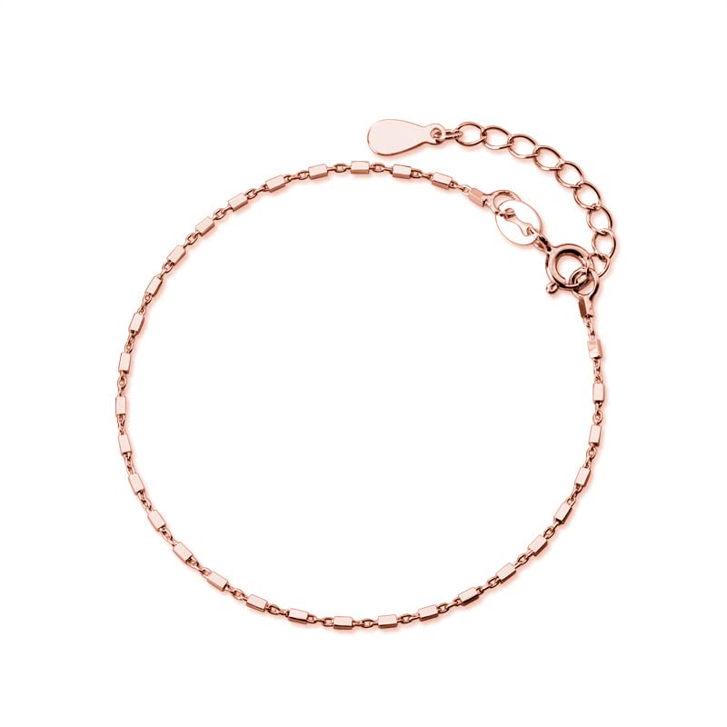 Chaîne de Bijoux 100% 925 maille carrée collier argent femme anniversaire