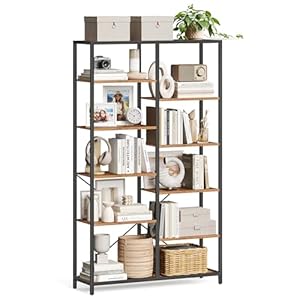 VASAGLE Bücherregal mit 5 Ebenen LLS155B01