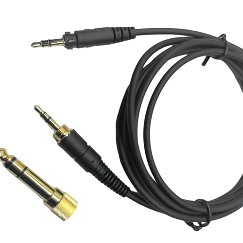 Cable de reemplazo 3.5mm macho a 6.35mm macho miniatura 6