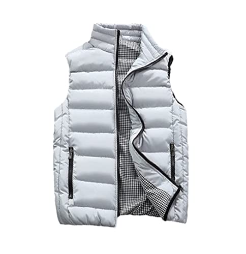 Gilet décontracté homme veste sans manches coton automne hiver M