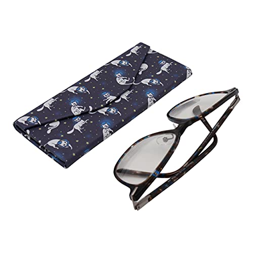 Image of Real Sic Glasses Case for Men and Women - Magnetic Folding Hard Shell Sunglass Holder - Inspired by Adorable Animals