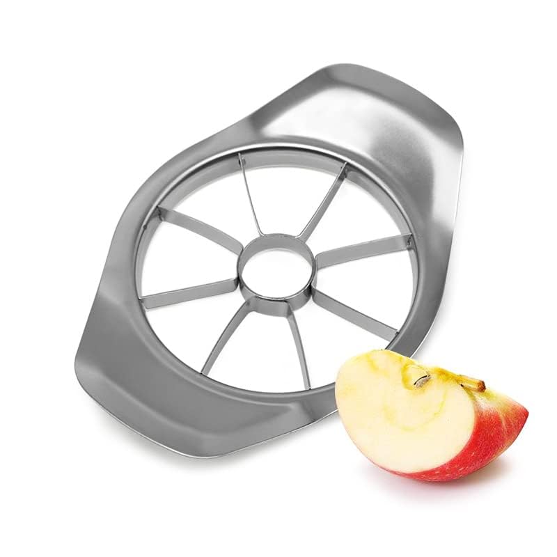 BEYOND BASIC Stainless Steel Apple Cutter with 8 Blades Fruit Slicer Kitchen Accessories Ultra-Sharp,Fruit Cutter (Pack of 1)