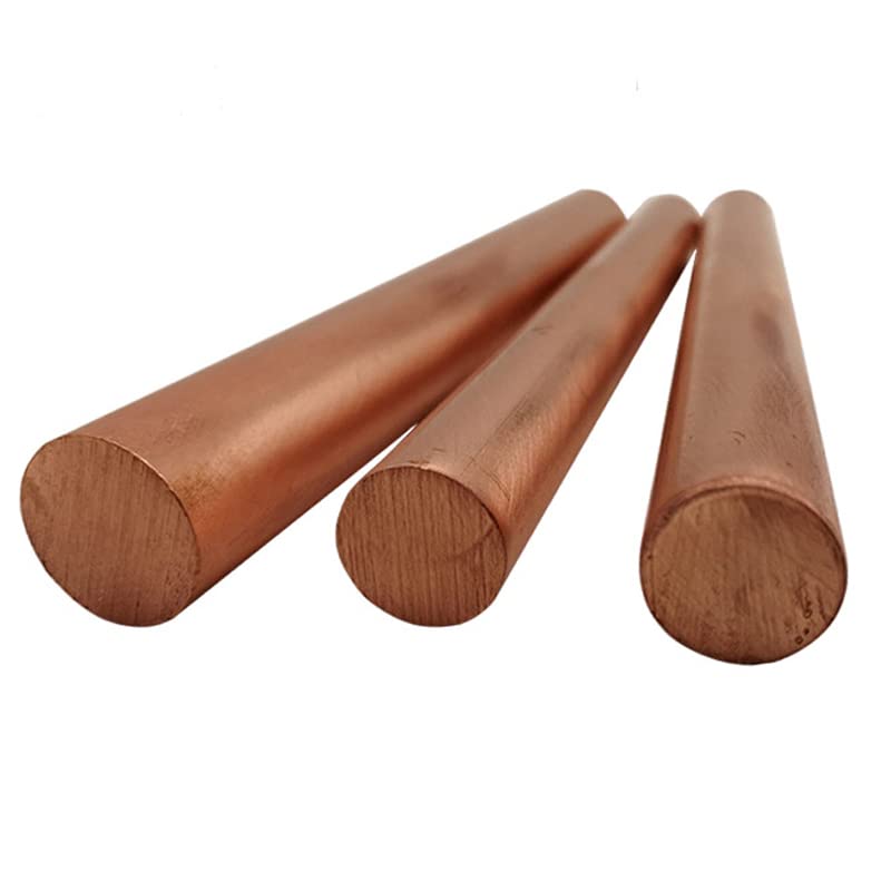 High Purity Copper Rod Copper Column Copper Solid Cylindrical Copper Metal Rod (5.0mm-100mm(10), 1)