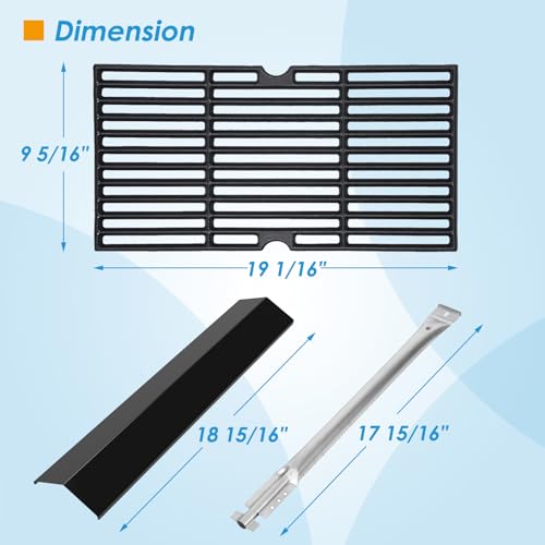 Grill Parts for Oklahoma Joe's Longhorn Combo Charcoal/Gas Smoker 3 Burner by BBQration - Used condition - Image 6