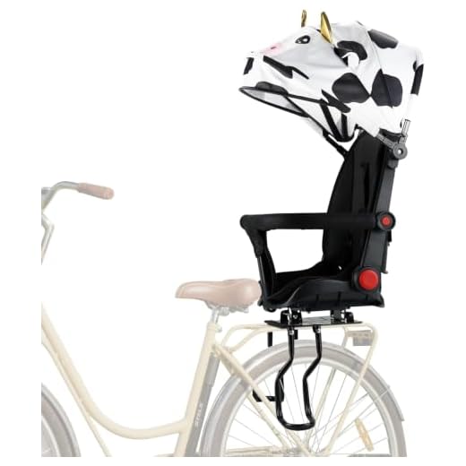 OUSEXI 2025 New Rear Child Bike Seat, Child Bike seat for 1-3 Years Old,Rotatable Rear Mounted Toddler Bike Seat