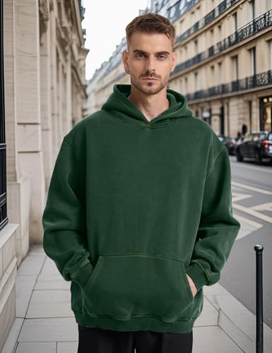 Image of Hatant Oversized Hoodie Sweatshirts for Men Couples Heavyweight Hoodies Pullover Vintage Mens Acid Wash Sweaters Clothes 2026