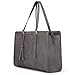 ECOSUSI Laptop Bag For Women 15.6 Inch Work Tote Bags PU Leather Computer Purse For Business Office With 3 Layer Compartments
