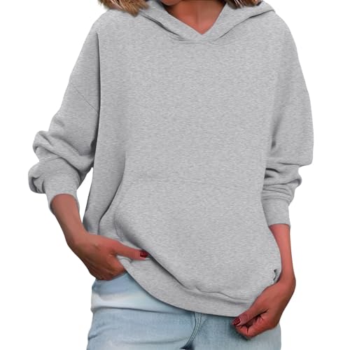 Felpe con cappuccio da donna Pullover felpa oversize a maniche...