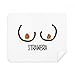 Funny Black Red Strawberry Drawing Cleaning Cloth Screen Cleaner 2pcs Suede Fabric