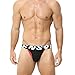 KAREN SPACE Jock Straps for Men Athletic Supporters Modal Sports Sexy Underwear for Men's, 1936SD-1P-Black,Medium