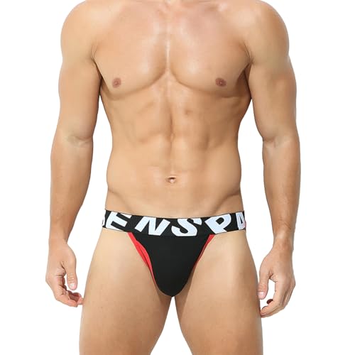 KAREN SPACE Jock Straps for Men Low Waisted Sexy Men's Underwear Sports Thong Comfortable and Breathable for Man