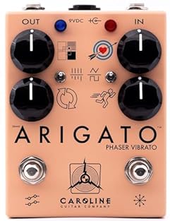 Arigato is an OTA based analog phaser but with a couple twists The mode switch changes the capacitors and filter notches to more closely resemble a classic vibe pedal The bypass on ARIGATO can also be a momentary bypass for instant phasing "hits" and...