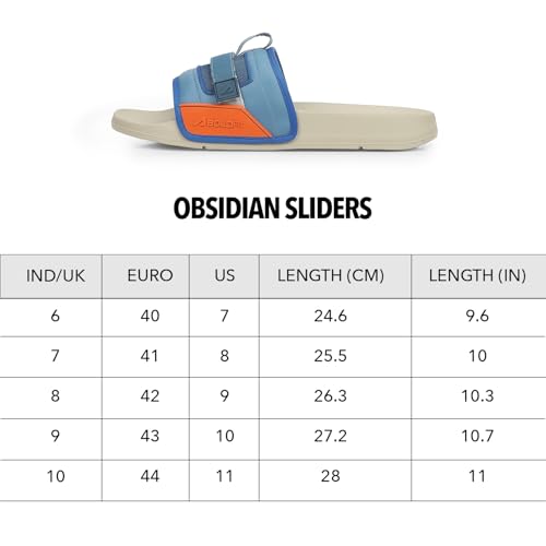 Image of Boldfit Sliders for Man,Breathable Mesh One Piece Build,Easy Clean PU Upper,Ultra-Light EVA Sole Slippers for Man,All Day Cushioned Footbed,Anti-Slip Outsole-Modern Two-Tone Design Everyday Wear