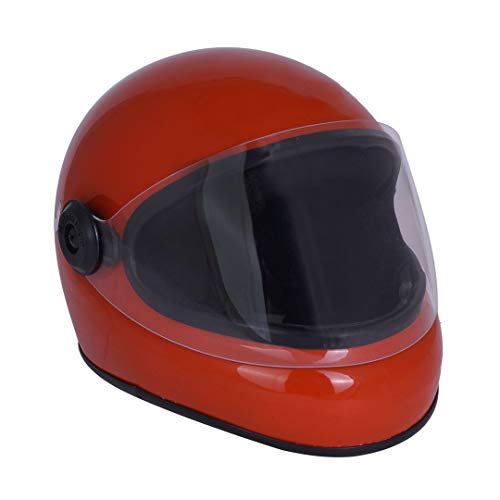 Image of Sage Square Adjustable Full Face Helmet for Kids Baby Safety and Comfort (3-12 Years) (Orange Glossy)