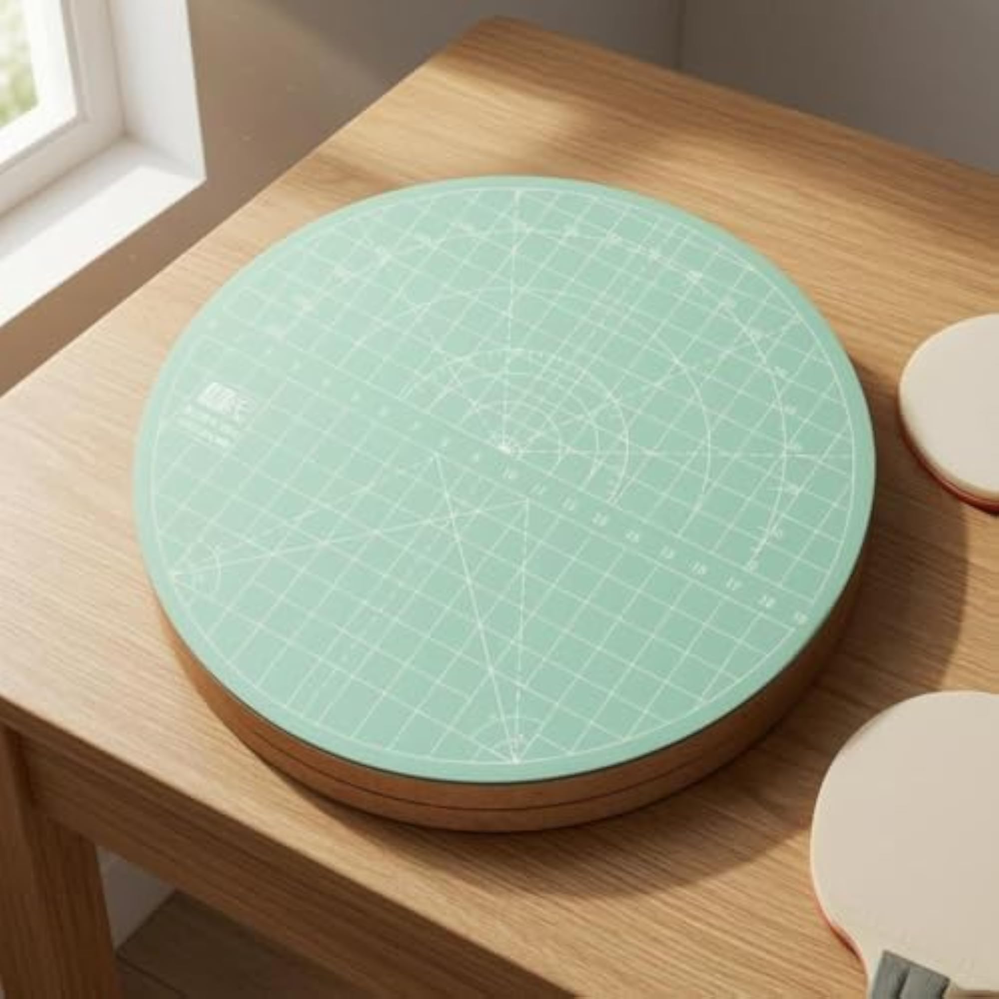 Measuring Grid Table Tennis Pressing Pad, Guide Markings Racket