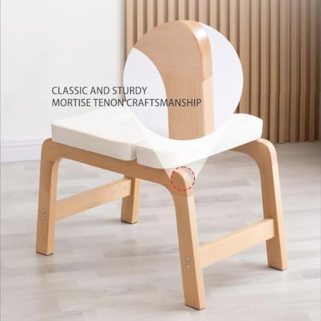 Beech Wood Headstand Yoga Chair Inverted Bench for Inversions and Relaxation,Correct Posture, Build Strength and Flexibility,Fat Burning and Balance Training