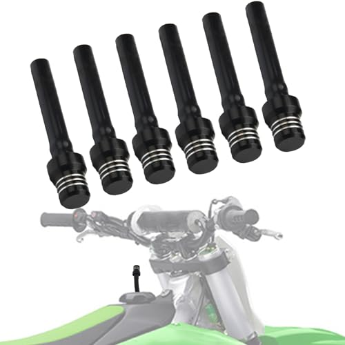 Image of Motorcycle Gas Cap Vent Hose 6PCS Fuel Tank Tube Breather CNC for CRF50 CRF110 CFR125 CRF150 CRF250 CRF450 XR50 XR150 TRX90 TRX250 Dirt Pit Bike ATV Quad Black