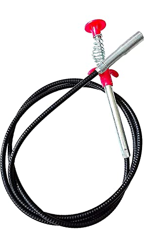 BEYOND BASIC Drain Pipe Cleaning Spring Stick, Hair Catching Drain Pipe Cleaning Claw Wire, Sink Cleaning Stick Sewer Sink Tub Dredge Remover, Spring Drain Pipe Basin Cleaner Tool