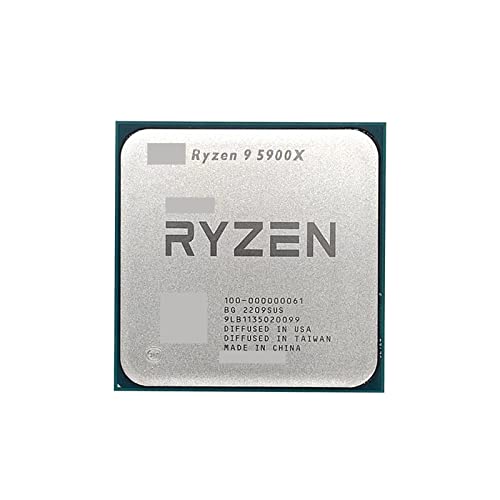EWKYLSEM CPU R 9 5900X R9 5900X 3.7 GHz �v���Z�b�T CPU 24-Thread Dua Belas c 7NM L3 = 64M 100-0000000061 Soket AM4 Tanpa Kipas