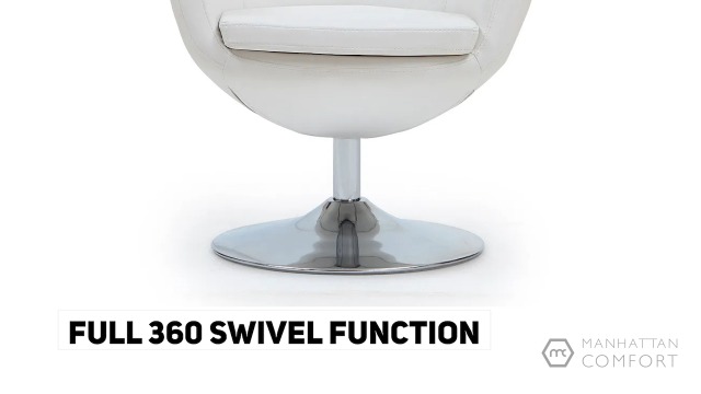 Sillón Plegable Cuero Sintético Blanco miniatura 6
