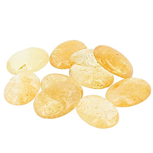Equilibre et Sens - Citrino, piedra natural mineral [cabuchón] de litoterapia
