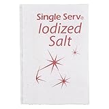 Iodized Table Salt | 0.5g Packets, 1000 Count | Individual Single Serve Portion Packets | Bulk Size | Salt Packets