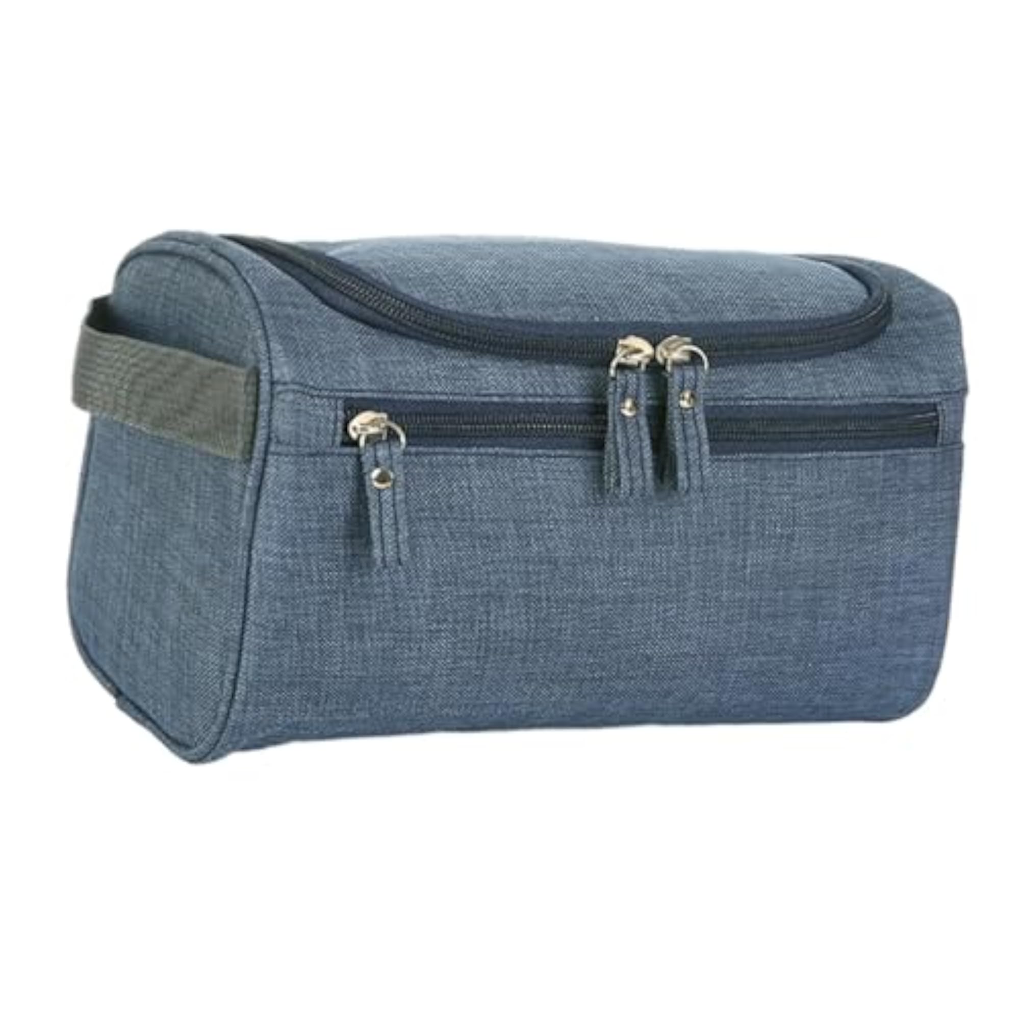 Portable Travel Toiletry Bag with Handle, Large Capacity Navy